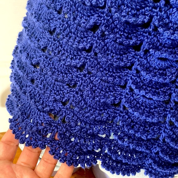 HANDMADE Kawaii Cute Blue Knit Top - Picture 10 of 11